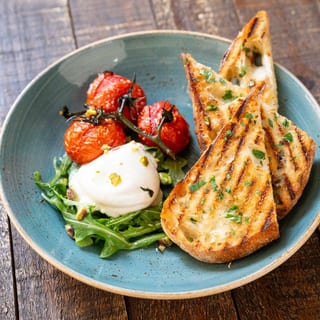 Burrata & Roasted Vine Tomatoes