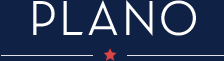 PLANO graphic with the red Princi star beneath it